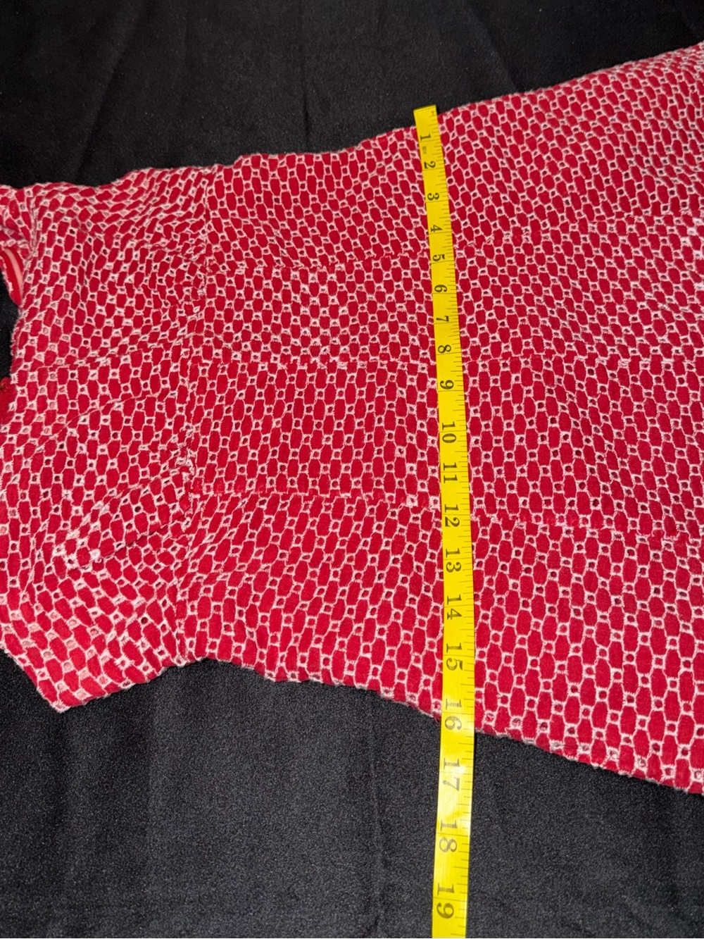 Free People Berry Kiss Mini Dress Red Embroidered Boho Cotton Off Shoulder S - Picture 14 of 16